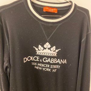Black Limited Edition Dolce & Gabanna Logo Sweater